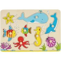 goki Steckpuzzle Unterwasserwelt, 8 Puzzleteile