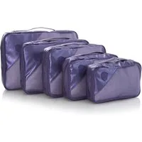 Heys Kofferorganizer Metallic Packing Cube (Set, 5-tlg., Packtaschenset), Heys Gepäckwürfel Packwürfel Kleidertasche