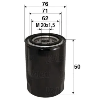 Valeo ?lfilter Dacia Opel Peugeot Renault Suzuki Volvo