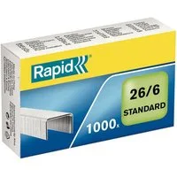 Rapid Heftklammer 26/6, 1.000 Stück, Heftleistung 30 Blatt