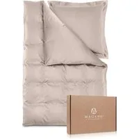 MAGANO Bettwäsche, Luxus Bambus & Baumwolle Satin, 400 TC Luxusqualität, Hypoallergen, Thermoregulierend