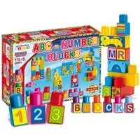 Dohany Maxi Bloxx Steckbausteine Bauklötze ABC Zahlen Spielbausteine, (64 St)