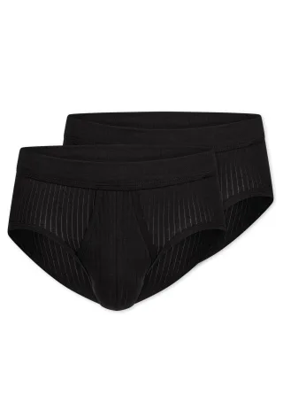 SCHIESSER - 2PACK Sportslip schwarz - Gr. - 6