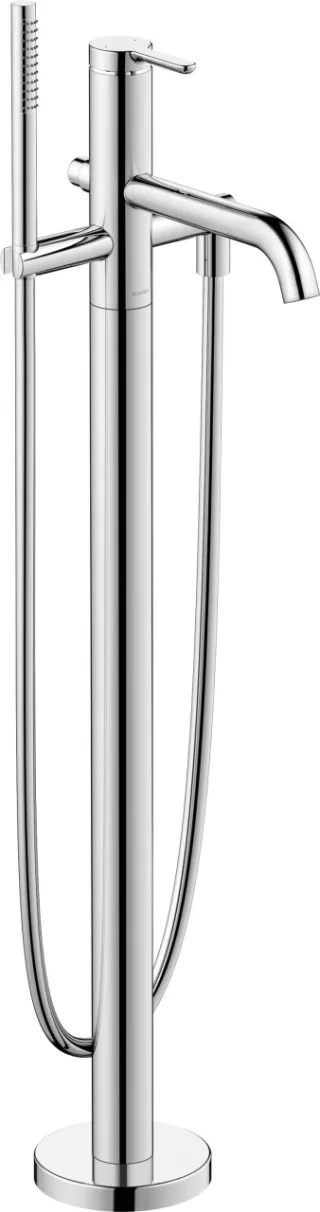 Duravit C.1 Einhebel-Wannenmischer bodenstehend Chrom Hochglanz 210x225x914 mm - C15250000010 C15250000010