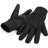 Beechfield® Multisporthandschuhe Herren Softshell Sport Handschuhe / Sporthandschuhe / Laufhandschuhe Atmungsaktiv - Winddicht - - Gr. S/M - L/XL