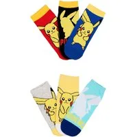 POKÉMON Sneakersocken Pikachu Kinder Jungen 6er Pack (6-Paar)