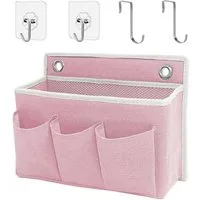 Diwzbyn Hängekorb Hängender Bettkopforganizer,Aufbewahrungsbox,über die Tür hängbar, ideal für Schlafzimmer, Küche und Büro,Praktische Betttasche
