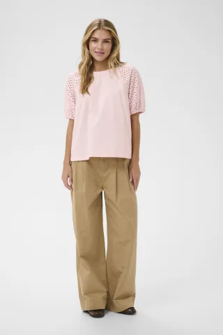 Kurzarm-Bluse PalaSZ Kurzarm-Bluse Lockere Passform