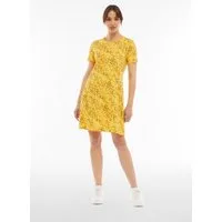 Freddy Jerseykleid Sommerliches Jersey-Kleid mit floraler Grafik florale Grafik
