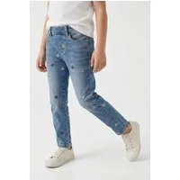 s.Oliver Junior Regular-fit-Jeans mit Print