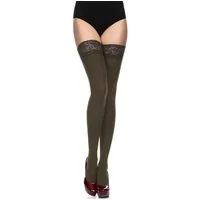 Merry Style Halterlose Strümpfe Damen halterlose Mikrofaser 40 DEN Strümpfe mit Spitze MSSSJ01