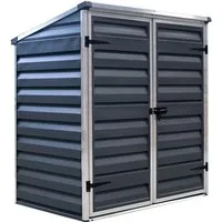 Palram - Canopia Gartenhaus Voyager, Einfache Zugänglichkeit, Unkomplizierter Aufbau, LxBxH 90x139x147cm