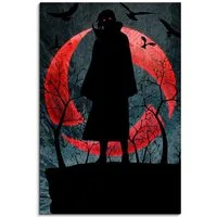 Sinus Art Leinwandbild Naruto Itachi Uchiha 90x60cm