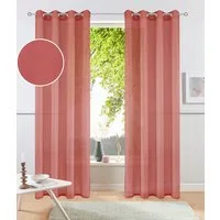 OTTO home Gardine XANA (1 St), Ösen, transparent, Voile, Bestseller, einfarbig, 1 bzw. 2er Set, pflegeleicht, Bestseller!