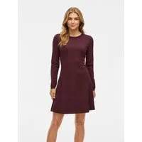 Vila Strickkleid VICOMFY A-LINE O-NECK KNIT DRESS - NOOS Materialmix, normal geschnitten