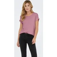 ONLY T-Shirt ONLMOSTER – Kurzarmshirt mit Aufschlag und klassischem Look Viskosemischung, regular fit