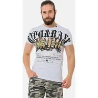 Cipo & Baxx T-Shirt T-Shirt mit Rundhals-Ausschnitt