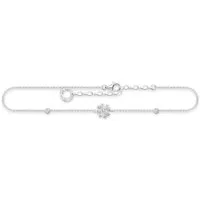 THOMAS SABO Fußkette mit Anhänger Kleeblatt AK0023-051-14-L27V