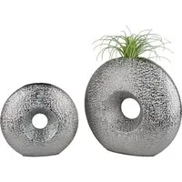 formano Dekovase Helsinki, Farbe: Silber, Höhe: 32cm