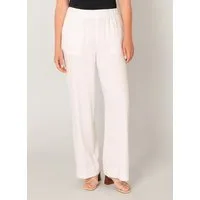 Base Level Leinenhose Yul Sommerhose mit elastischem Bund
