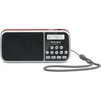 TechniSat TECHNIRADIO RDR inkl. Netzteil Digitalradio (DAB) (Digitalradio (DAB), FM-Tuner mit RDS, 1 W, LED-Taschenlampe, Wechselakku, Direktwahltasten, kompakt)