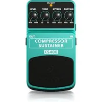Behringer Musikinstrumentenpedal, (Effekte, Compressor/Gate/Limiter), CS400 Compressor/Sustainer - Effektgerät für Gitarren
