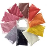 naninoa GmbH Streudeko FARBSAND, Decosand Set 0,5mm (Mix 5) 10x100g = 1kg