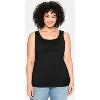 Sheego Shirttop Tanktop Ärmellos