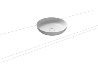 Kaldewei Waschtisch-Schale Miena, Modell 3180 ohne Überlauf d=450, 909306003711 909306003711