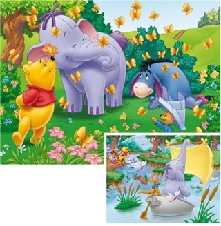 Ravensburger 09075 - Winnie Pooh: Begegnung Heffalumps