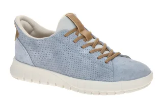 Geox D657SC 022BC C0334 FLEXTRIDE PLUS - donna Slipper Blau/Beige FASTin System