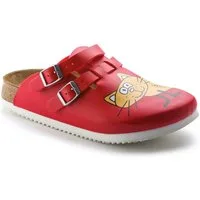 Birkenstock Clog Kay Superlauf, Birko-Flor, Cat Red Pantolette