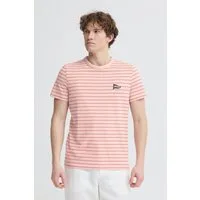 Casual Friday Rundhalsshirt CFTangen Gestreiftes T-Shirt mit dezentem Stick-Detail