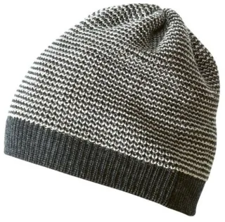 Disana Merino Schurwoll Beanie Gr.1 anthrazit-grau