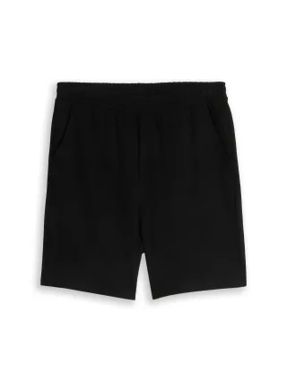 Denim Tom Tailor - Relaxed Fit Sweat-Shorts Black - Gr. - L