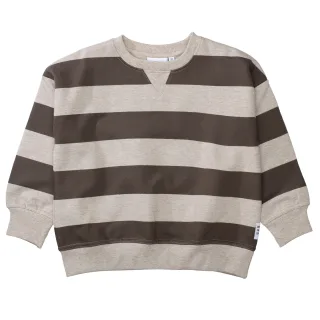 BASEFIELD - Kn.-Sweatshirt hazel mel. str. - Gr. - 104/110