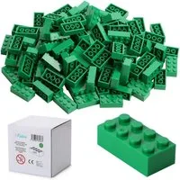 Katara 120 Steckbausteine 4x2 Noppen, Spielzeug Konstruktionsspielsteine, (Packung), 100% Kompatibel Sluban, Papimax, Q-Bricks, LEGO®