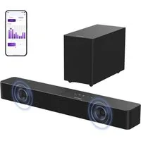 Ultimea Poseidon R3T Soundbar 2.1 Kanal Surround Sound System (Dolby Atmos für TV, 240 W, 5,25'' kabelloser Subwoofer, HDMI, Bluetooth6.0)