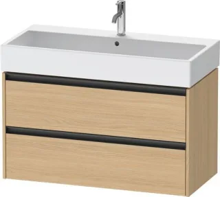 Duravit Ketho.2 Waschtischunterbau wandhängend Natur Eiche Matt 984x460x549 mm - K25278030300000 K25278030300000