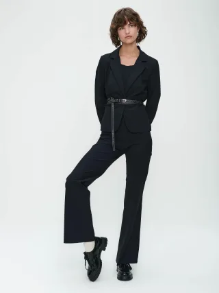 Jane Lushka - Atina Blazer Technical Jersey black - Gr. - XL
