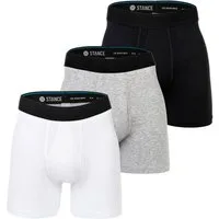 Stance Boxer Herren Boxershort 3er Pack Polyester Boxer Brief (Packung, 3er Pack)