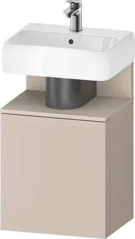 Duravit Qatego Waschtischunterbau wandhängend Taupe Matt 440x350x645 mm - QA4076R83910000 QA4076R83910000
