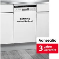 Hanseatic teilintegrierbarer Geschirrspüler HGTI4582C10T7736ES, 10 Maßgedecke, inkl. 3 Jahre Herstellergarantie