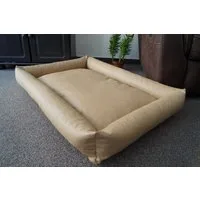 Hundebettenmanufaktur Hundekorb Hundebett PicoBello beidseitig Kunstleder Farbe und Größe wählbar