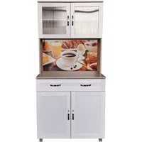 HTI-Line Hochschrank Küchenbuffet Blanca (Stück, 1-St., 1x Schrank Blanca, ohne Dekoration) Küchenschrank Hochschrank