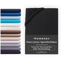 Hometex Premium Textiles Spannbettlaken Exclusive Topper-Spannbettlaken, Jersey, Für Matratzentopper und Boxspringbett Topper