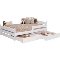 Ticaa Bettgestell Einzelbett „Mello“, Kinderbett, Jugendbett