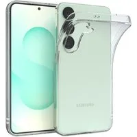 EAZY CASE Handyhülle Slimcover Clear für Galaxy S25 Serie 6,2 Zoll, durchsichtige Hülle Ultra Dünn Silikon Backcover TPU Telefonhülle Klar