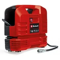 Einhell Koffer-Kompressor TC-AC 190 OF Set, 1100 W, max. 8 bar, Set, 4-tlg., inkl. Koffer für universelle Aufbewahrung von Werkzeug und Zubehör
