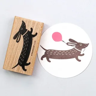 Perlenfischer Stempel Tiere: DACKEL 2